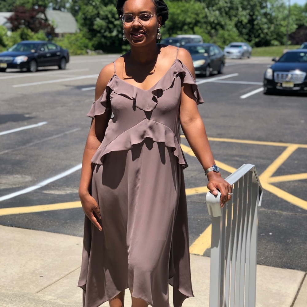 Taupe dress